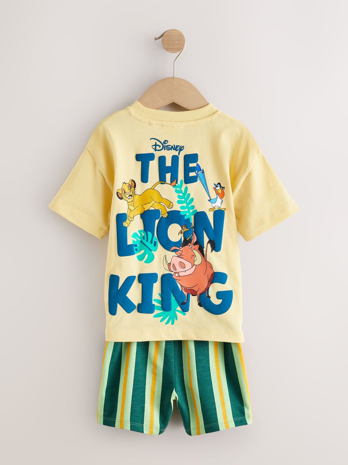 Yellow Lion King Short Sleeve T-Shirt & Shorts Set (6mths-8yrs) image 7