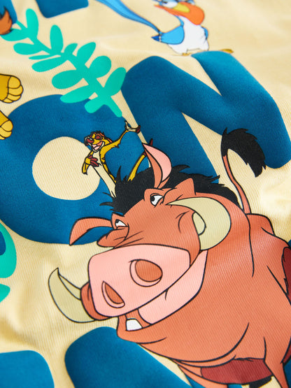Yellow Lion King Short Sleeve T-Shirt & Shorts Set (6mths-8yrs) image 8