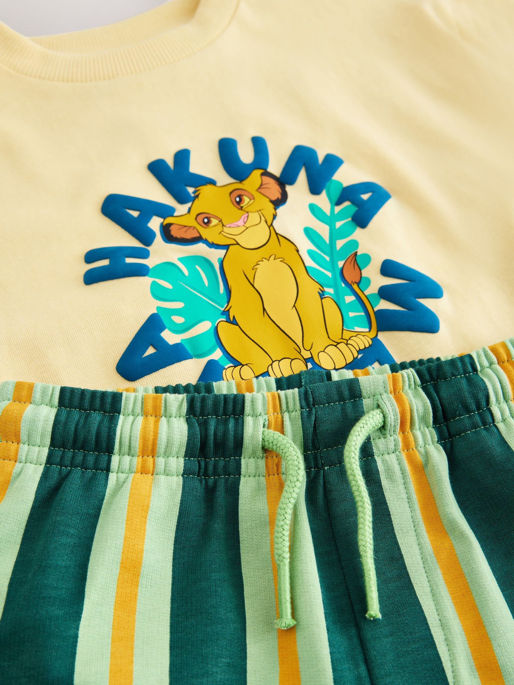 Yellow Lion King Short Sleeve T-Shirt & Shorts Set (6mths-8yrs) image 9