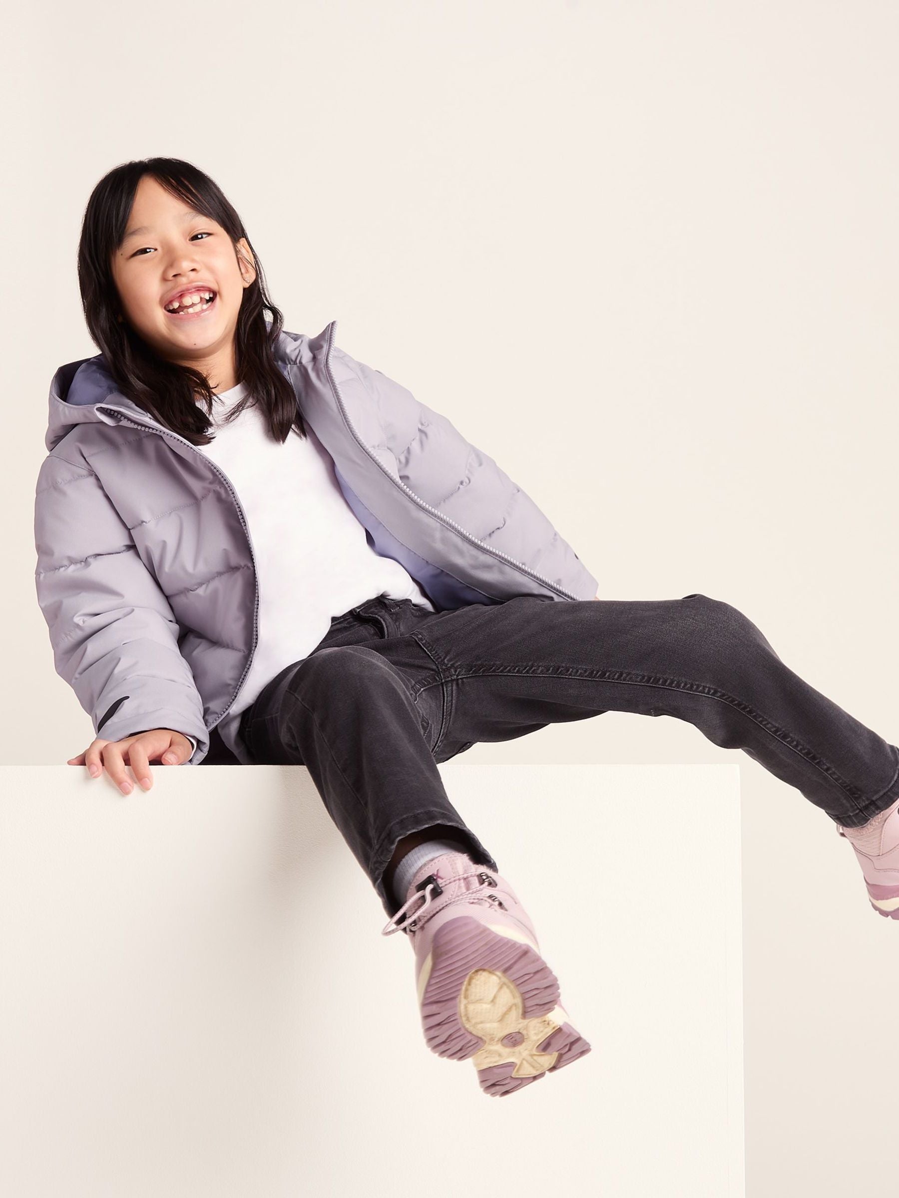 Dsiney Kidz - Tog 24 Purple Harecroft Padded Jacket image 4