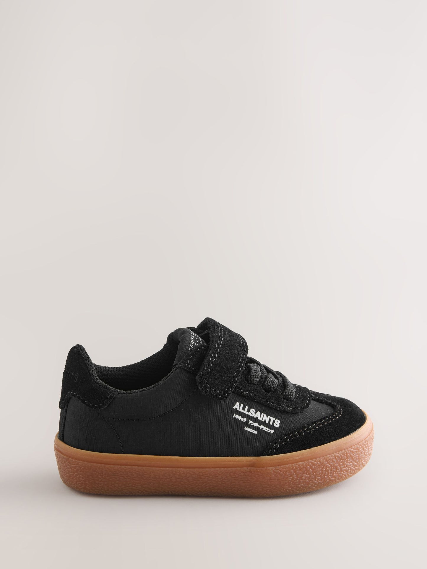 smALLSAINTS Black Ripstop Gum Sole Trainers image 2
