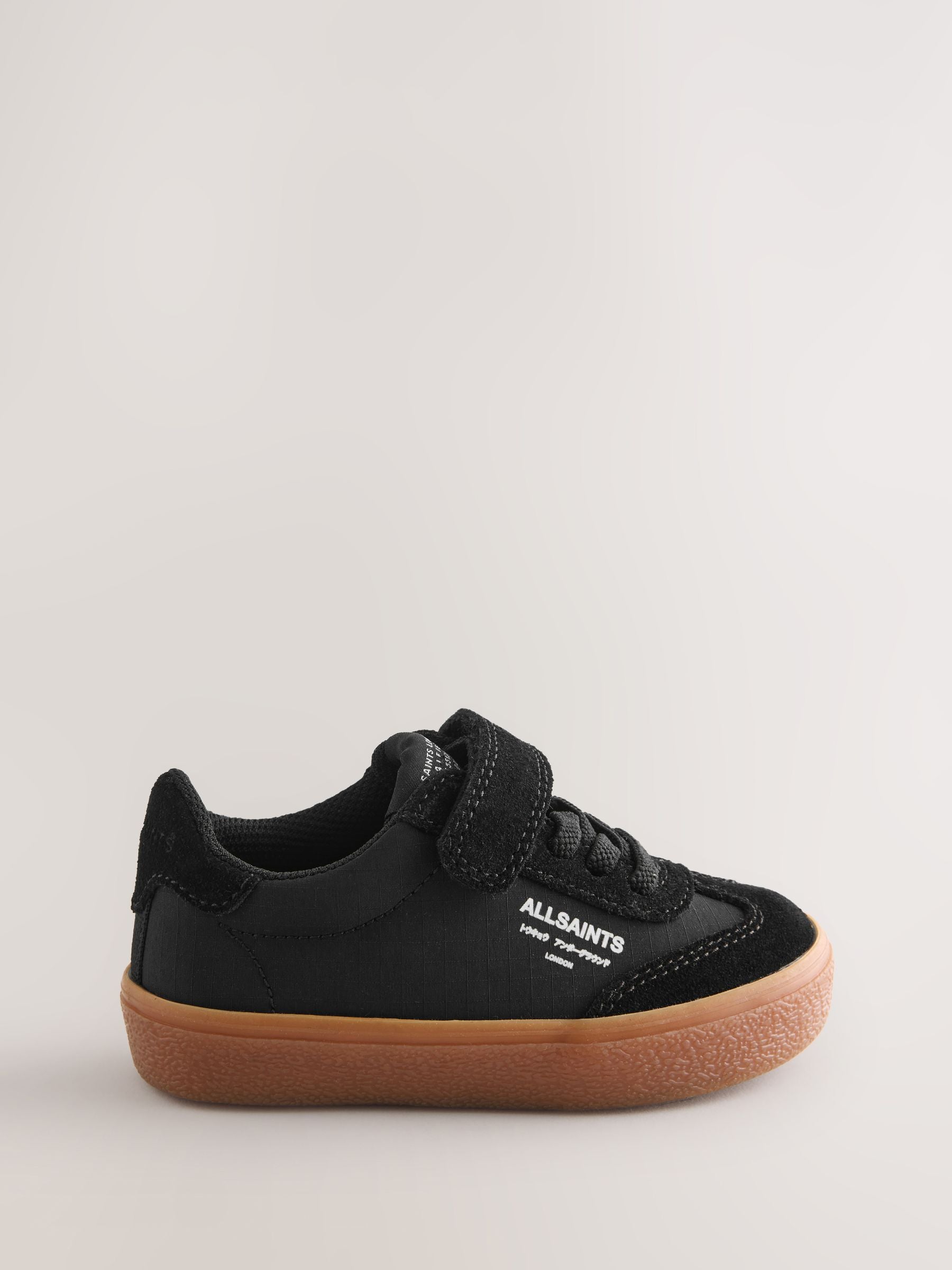 smALLSAINTS Black Ripstop Gum Sole Trainers image 2