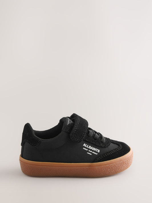 smALLSAINTS Black Ripstop Gum Sole Trainers image 2