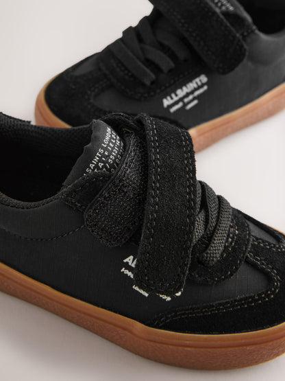 smALLSAINTS Black Ripstop Gum Sole Trainers image 3