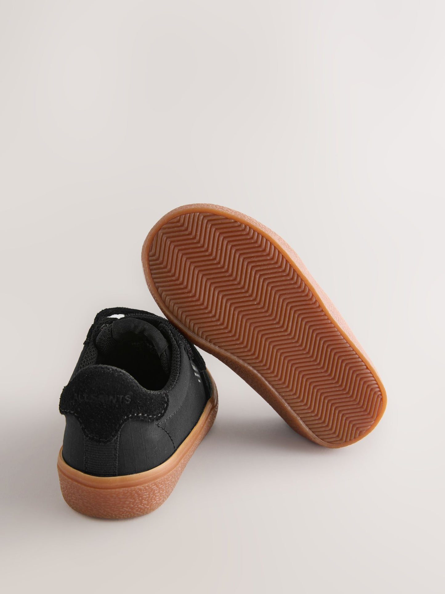 smALLSAINTS Black Ripstop Gum Sole Trainers image 4