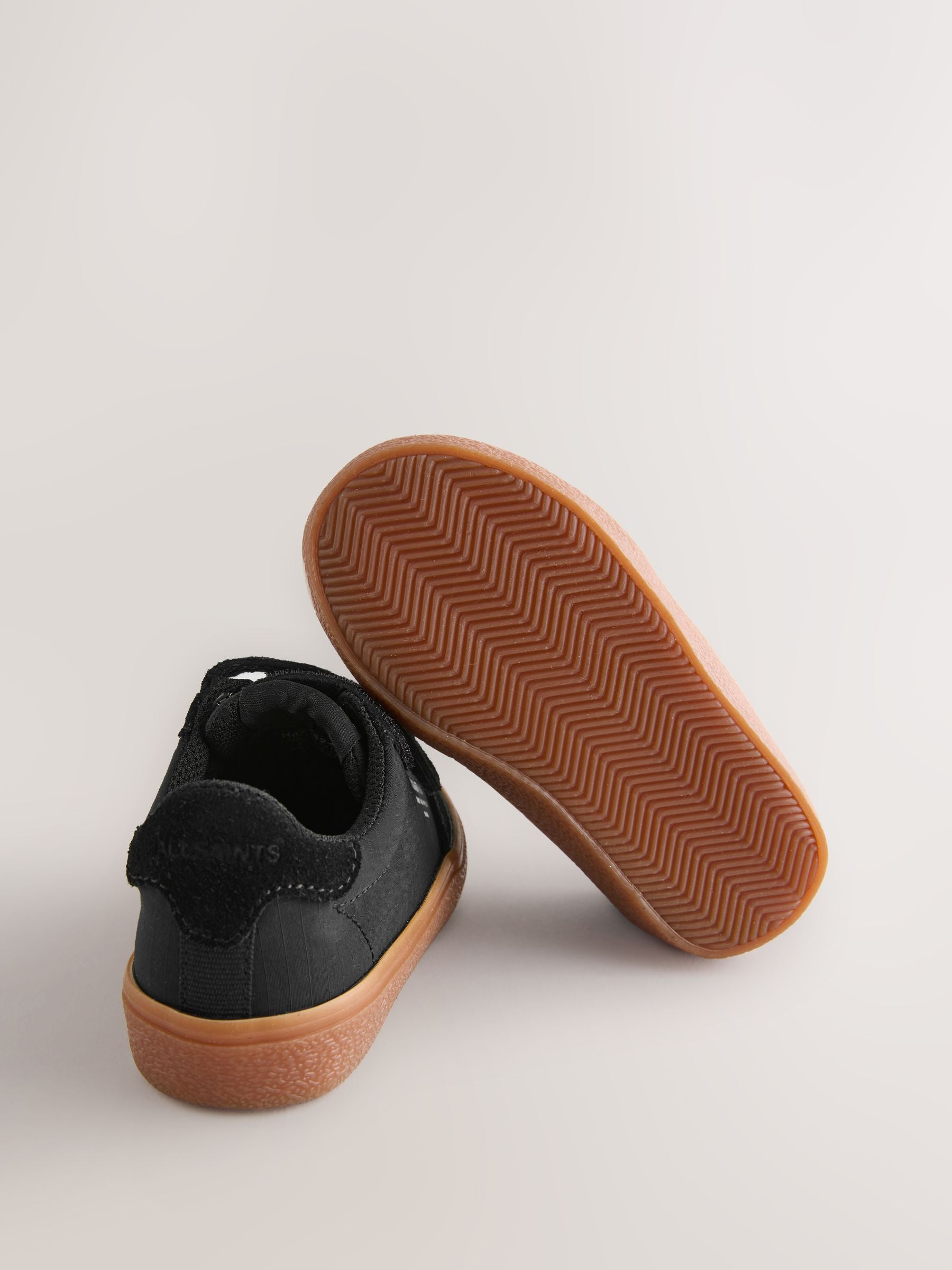 smALLSAINTS Black Ripstop Gum Sole Trainers image 4