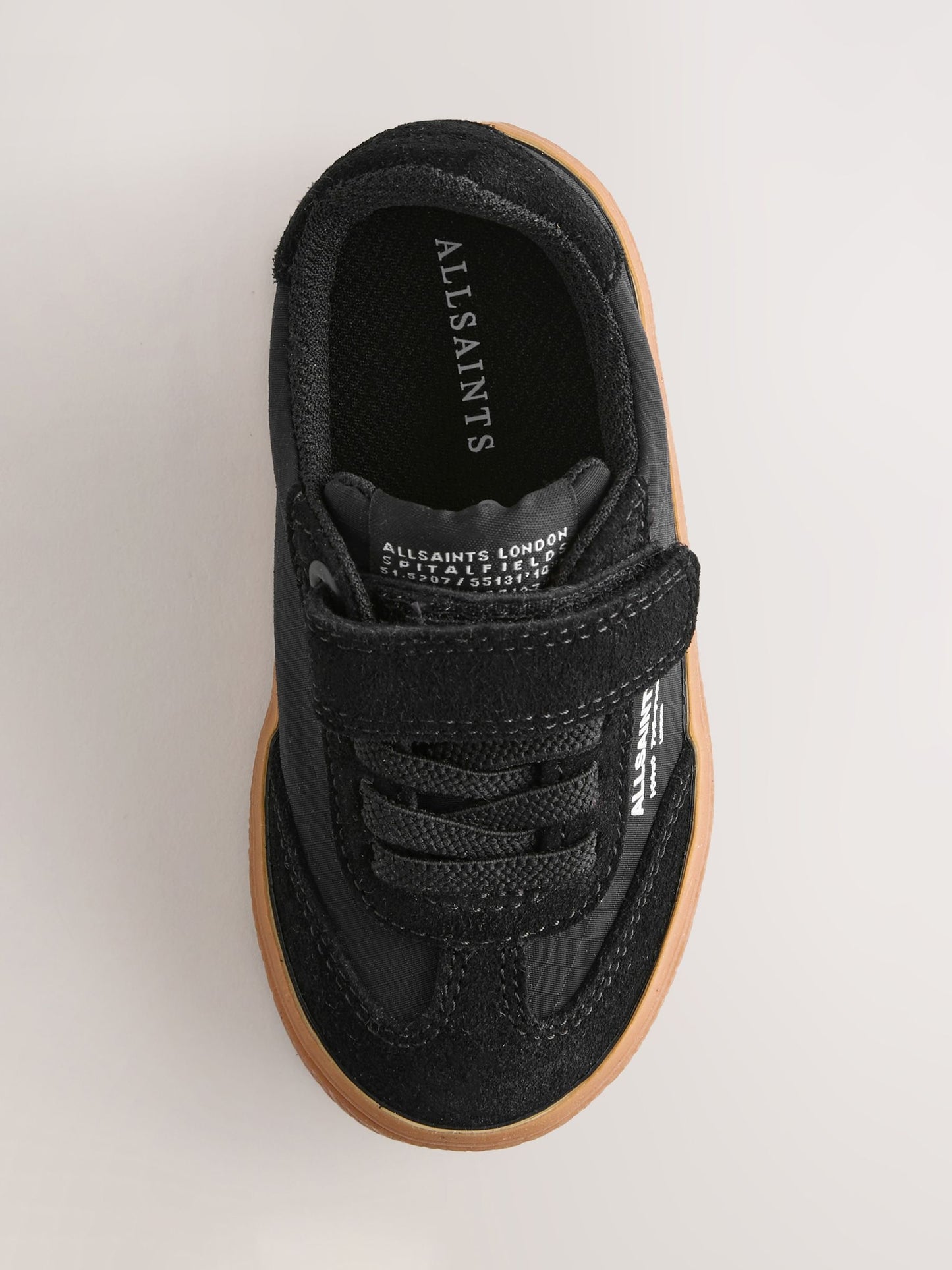 smALLSAINTS Black Ripstop Gum Sole Trainers image 5