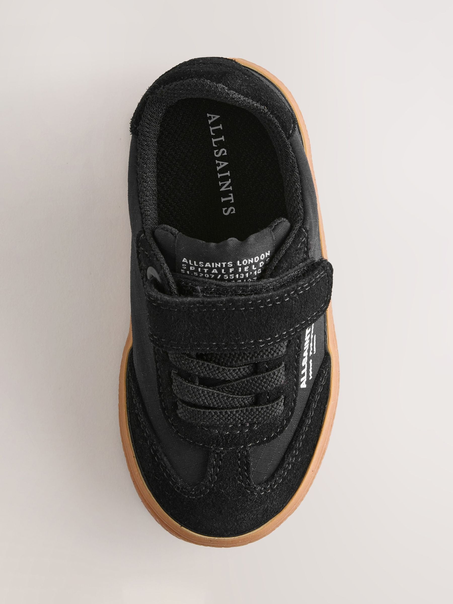 smALLSAINTS Black Ripstop Gum Sole Trainers image 5