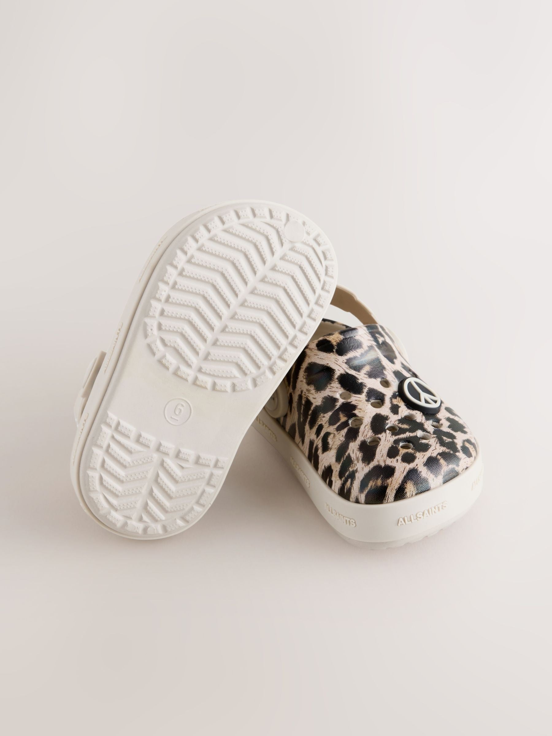 smALLSAINTS Leopard Clog Sandals image 4