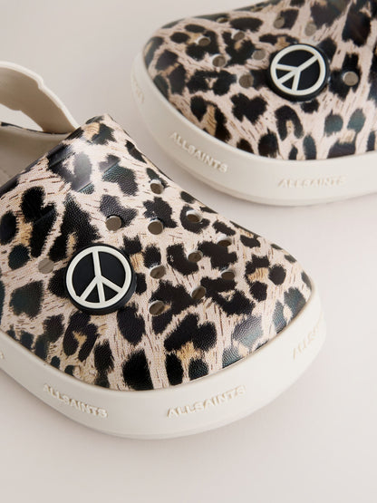 smALLSAINTS Leopard Clog Sandals image 5