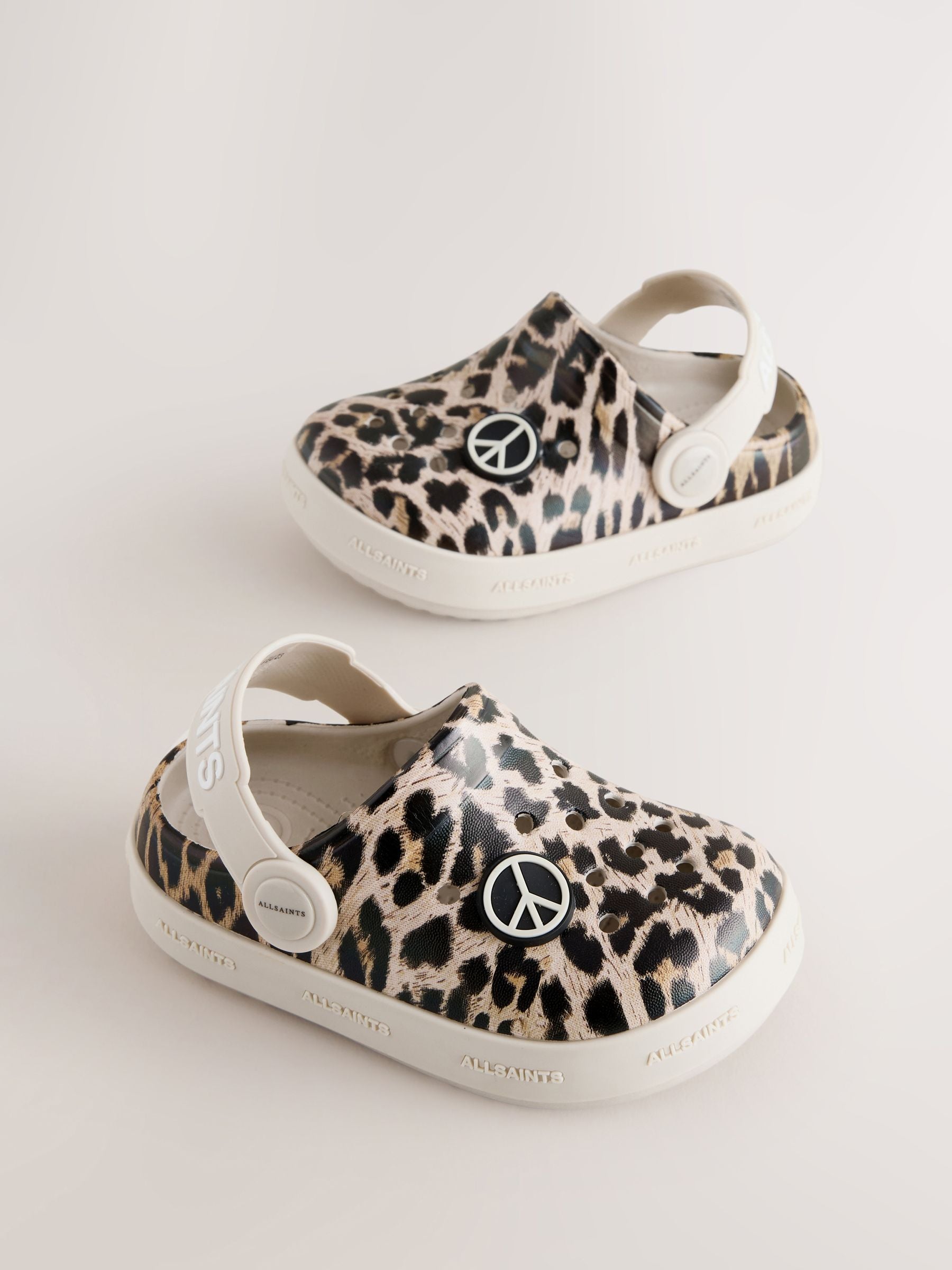 smALLSAINTS Leopard Clog Sandals image 1