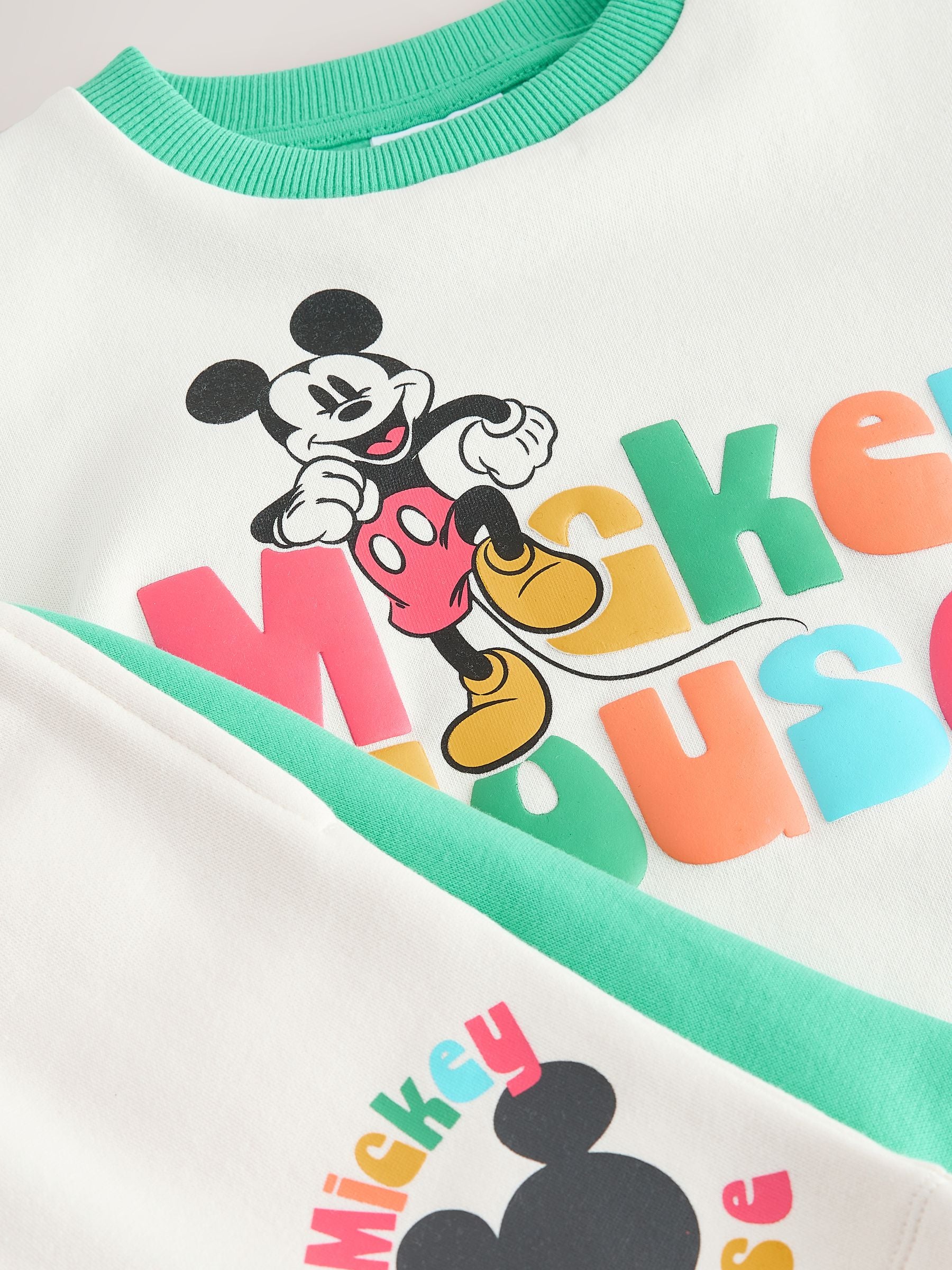 Colour Block Mickey Short Sleeve Crew and Shorts Set (3mths-8yrs) image 10
