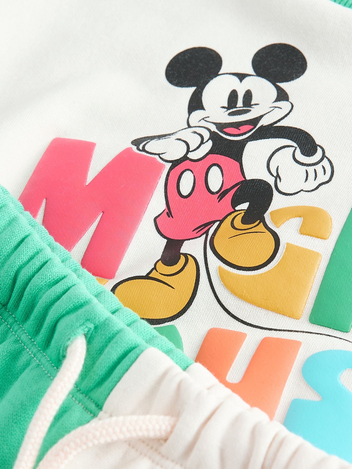 Colour Block Mickey Short Sleeve Crew and Shorts Set (3mths-8yrs) image 9