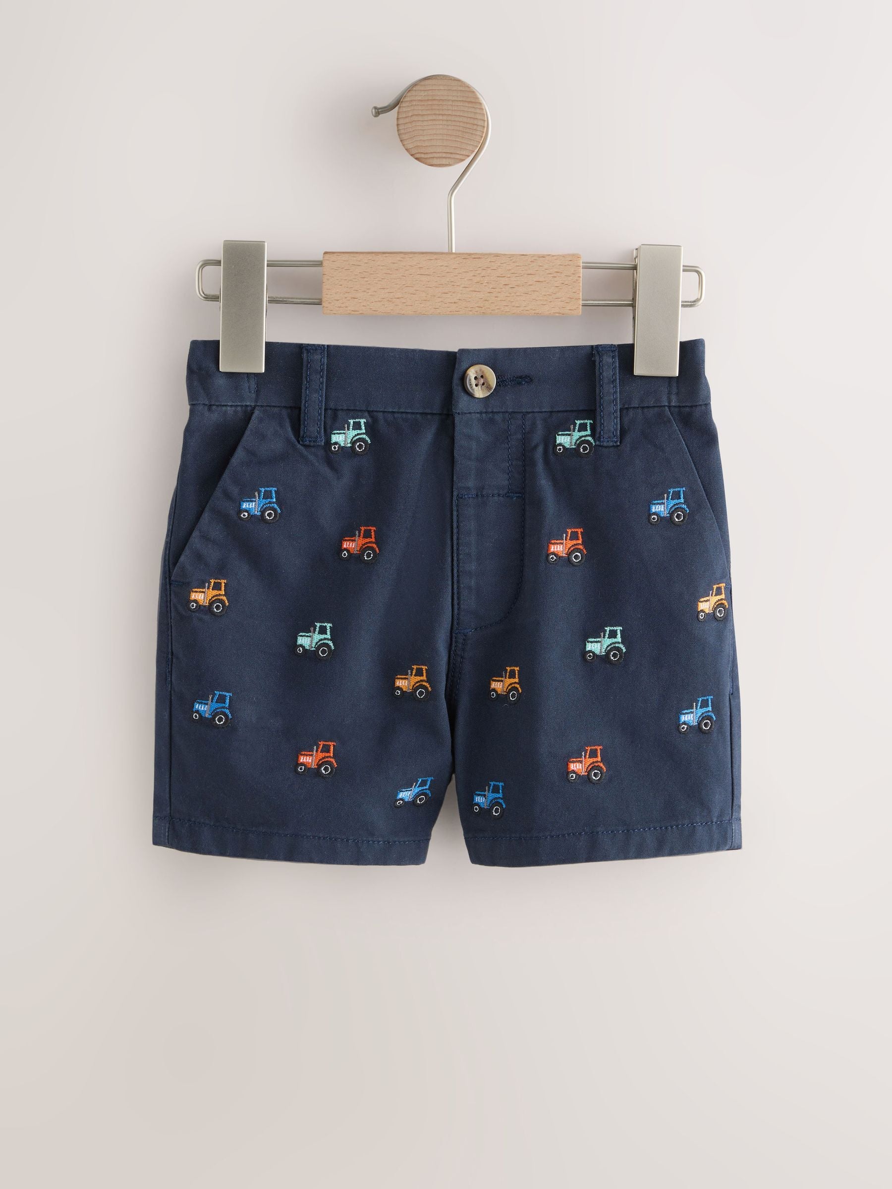 Dsiney Kidz - Navy Tractor Chino Shorts (3mths-7yrs) image 5