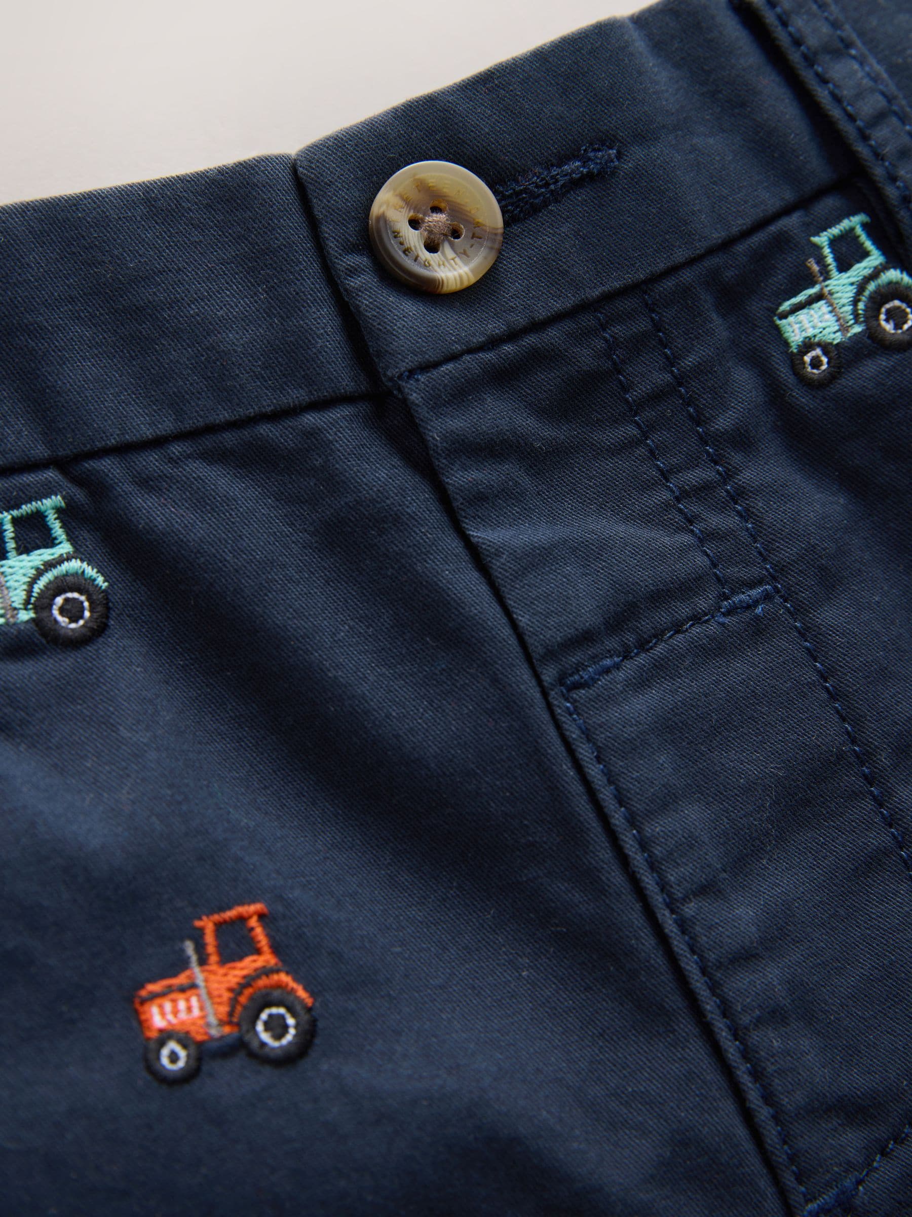 Dsiney Kidz - Navy Tractor Chino Shorts (3mths-7yrs) image 7