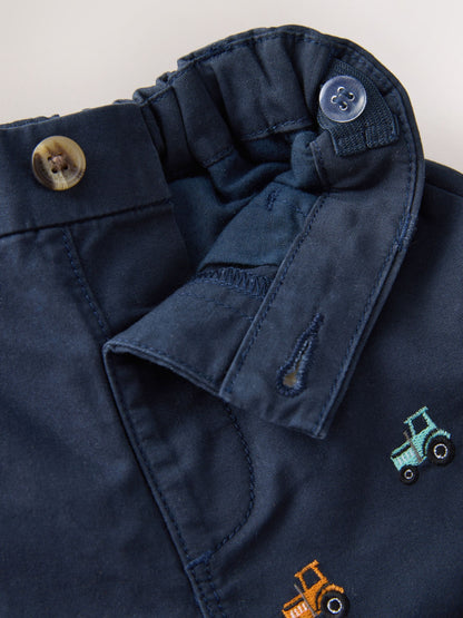 Dsiney Kidz - Navy Tractor Chino Shorts (3mths-7yrs) image 8