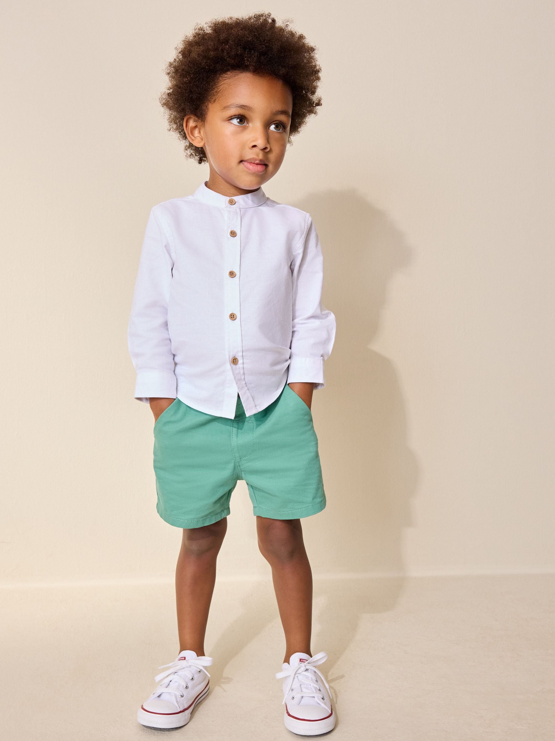 Dsiney Kidz - Green Chino Shorts (3mths-7yrs) image 3