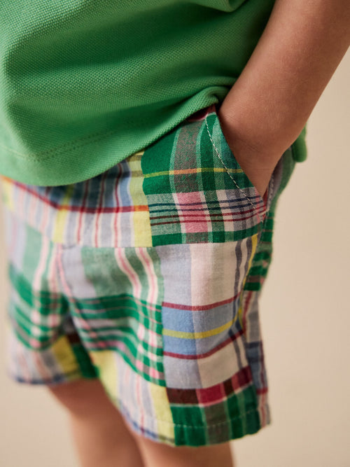Multi Patchwork Chino Shorts (3mths-7yrs) image 1