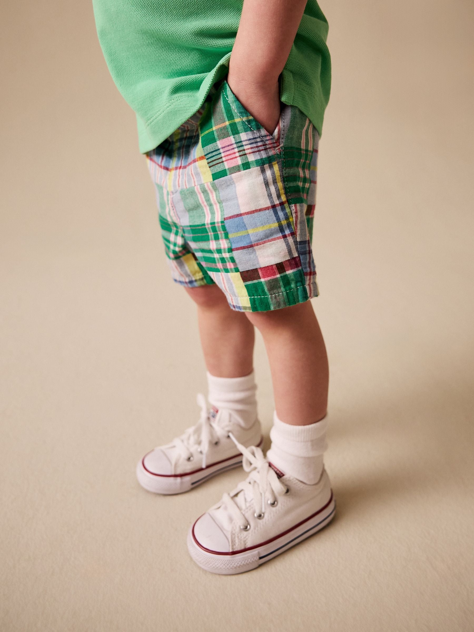 Dsiney Kidz - Multi Patchwork Chino Shorts (3mths-7yrs) image 3