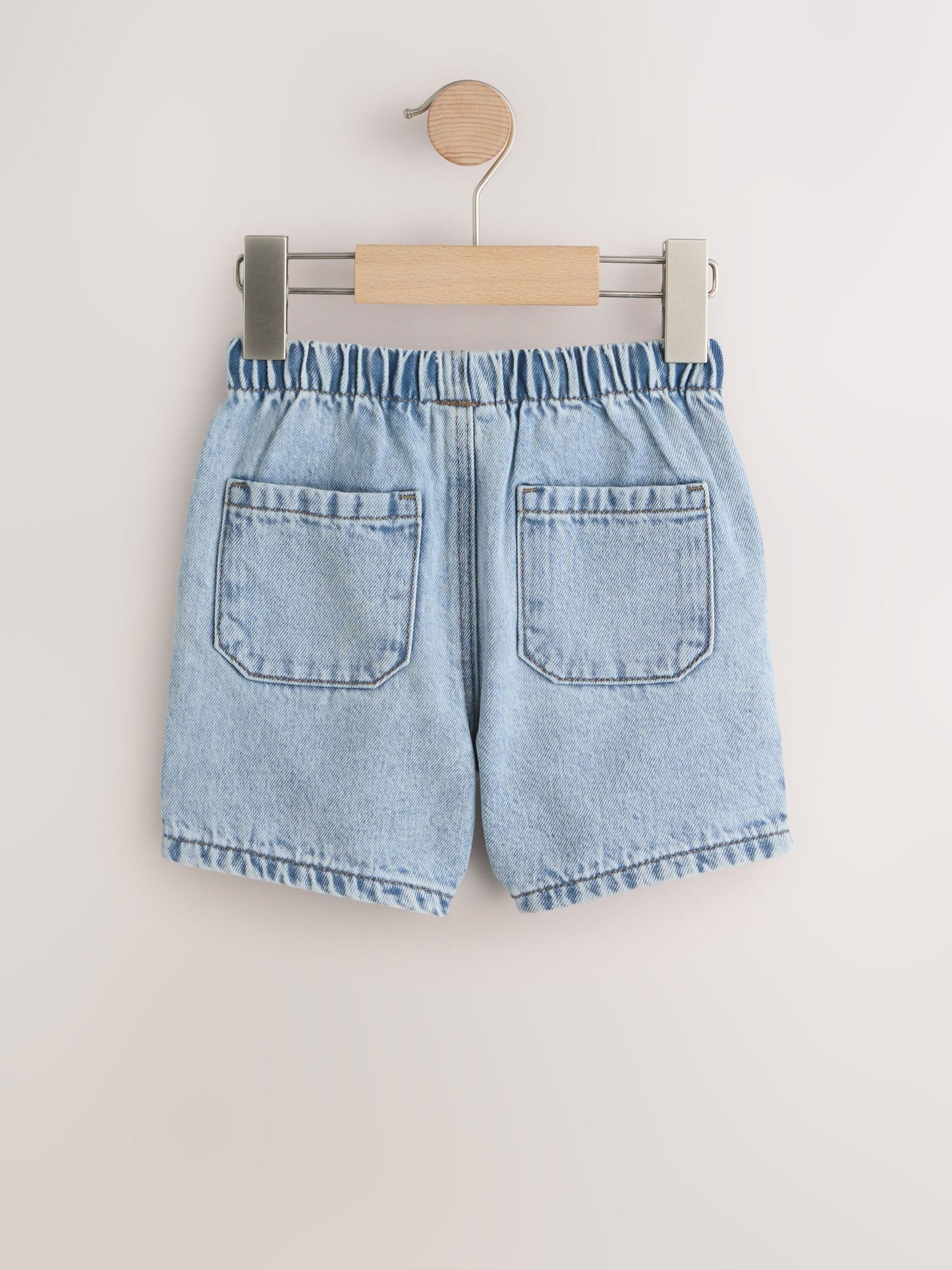 Dsiney Kidz - Blue Denim Bleach Pull On Shorts 2 Pack (3mths-7yrs) image 4