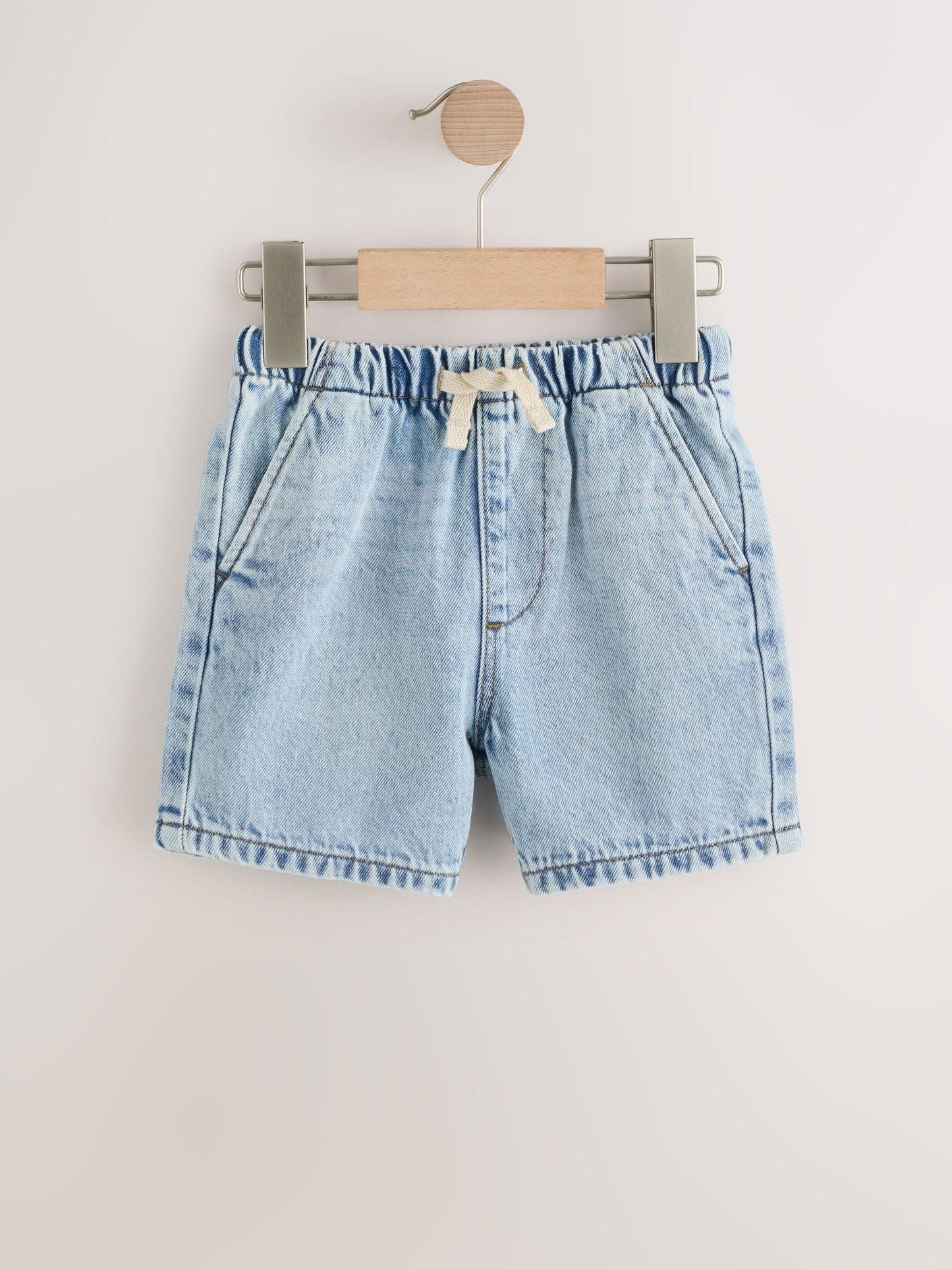 Dsiney Kidz - Light Blue Pull On Loose Denim Shorts (3mths-7yrs) image 4