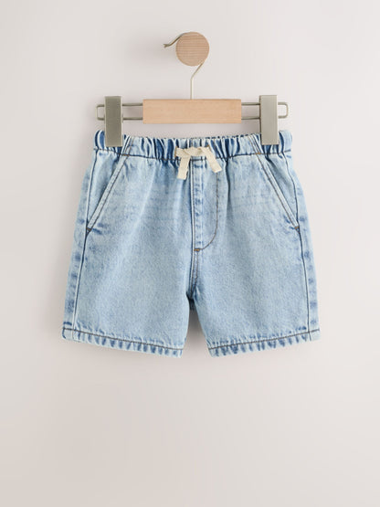 Dsiney Kidz - Light Blue Pull On Loose Denim Shorts (3mths-7yrs) image 4