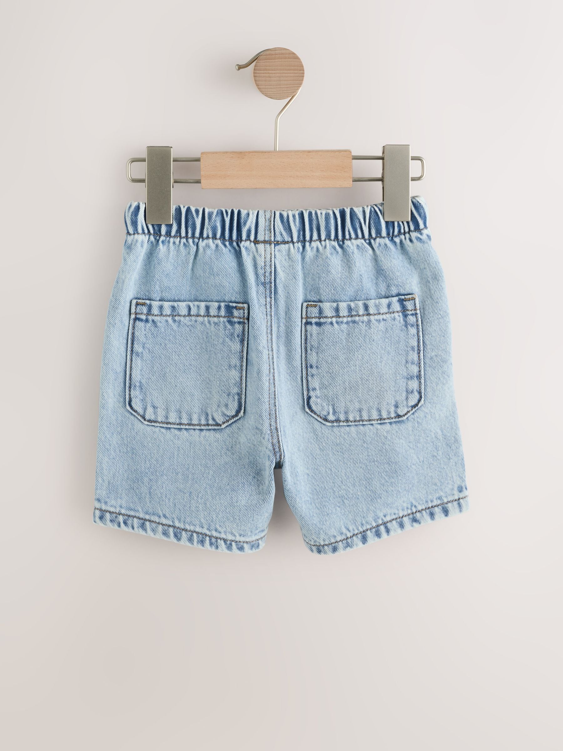 Dsiney Kidz - Light Blue Pull On Loose Denim Shorts (3mths-7yrs) image 5