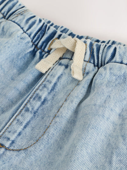 Dsiney Kidz - Light Blue Pull On Loose Denim Shorts (3mths-7yrs) image 6