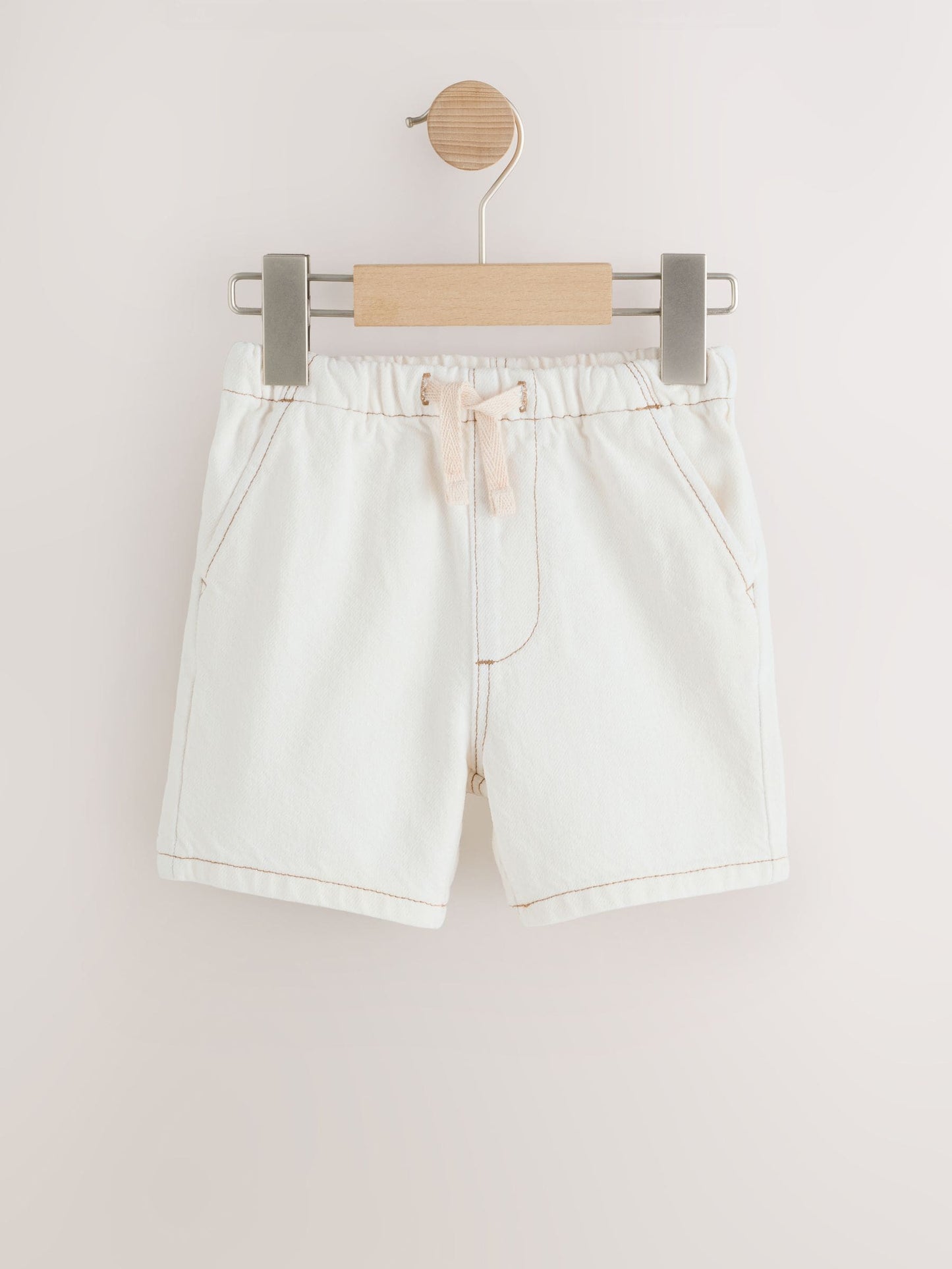 Dsiney Kidz - Ecru Pull On Loose Denim Shorts (3mths-7yrs) image 5