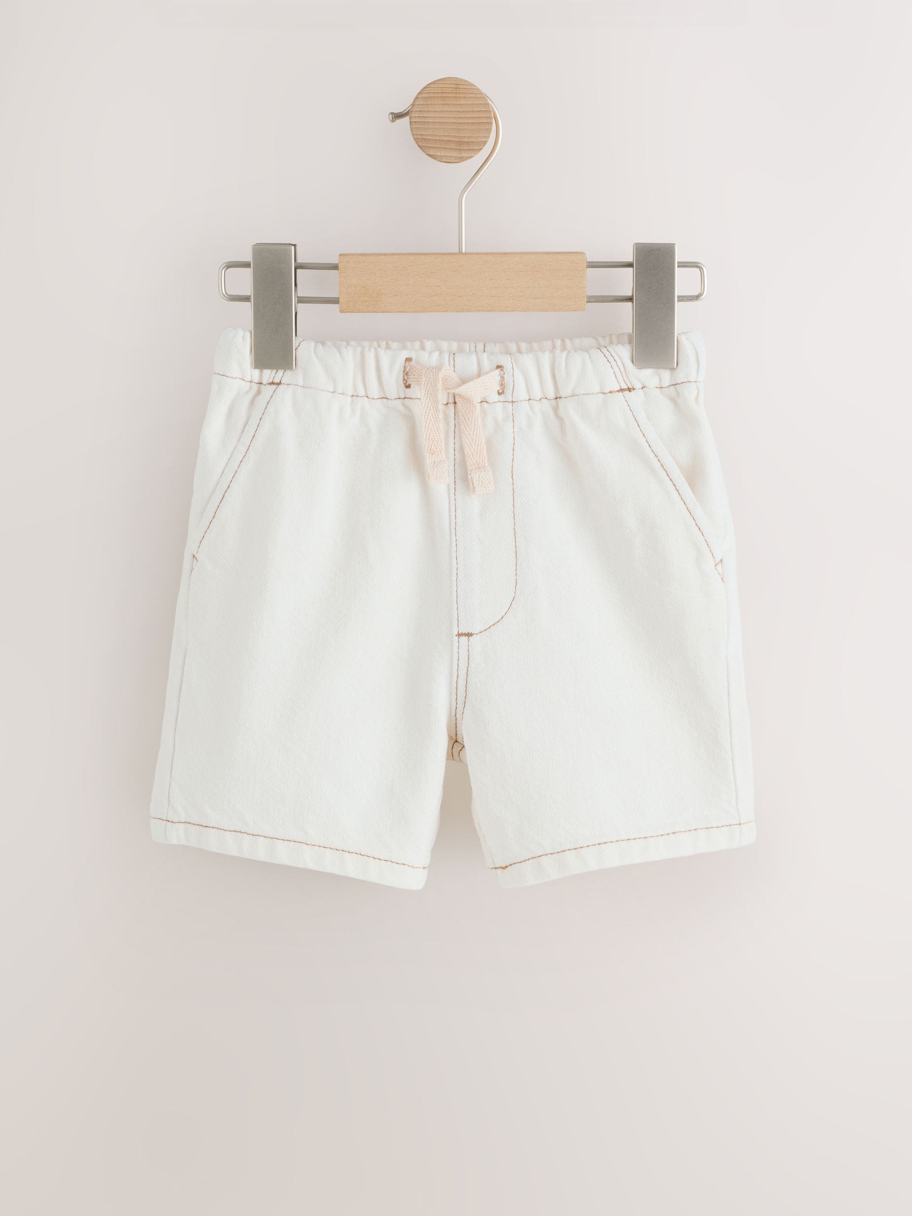 Dsiney Kidz - Ecru Pull On Loose Denim Shorts (3mths-7yrs) image 5