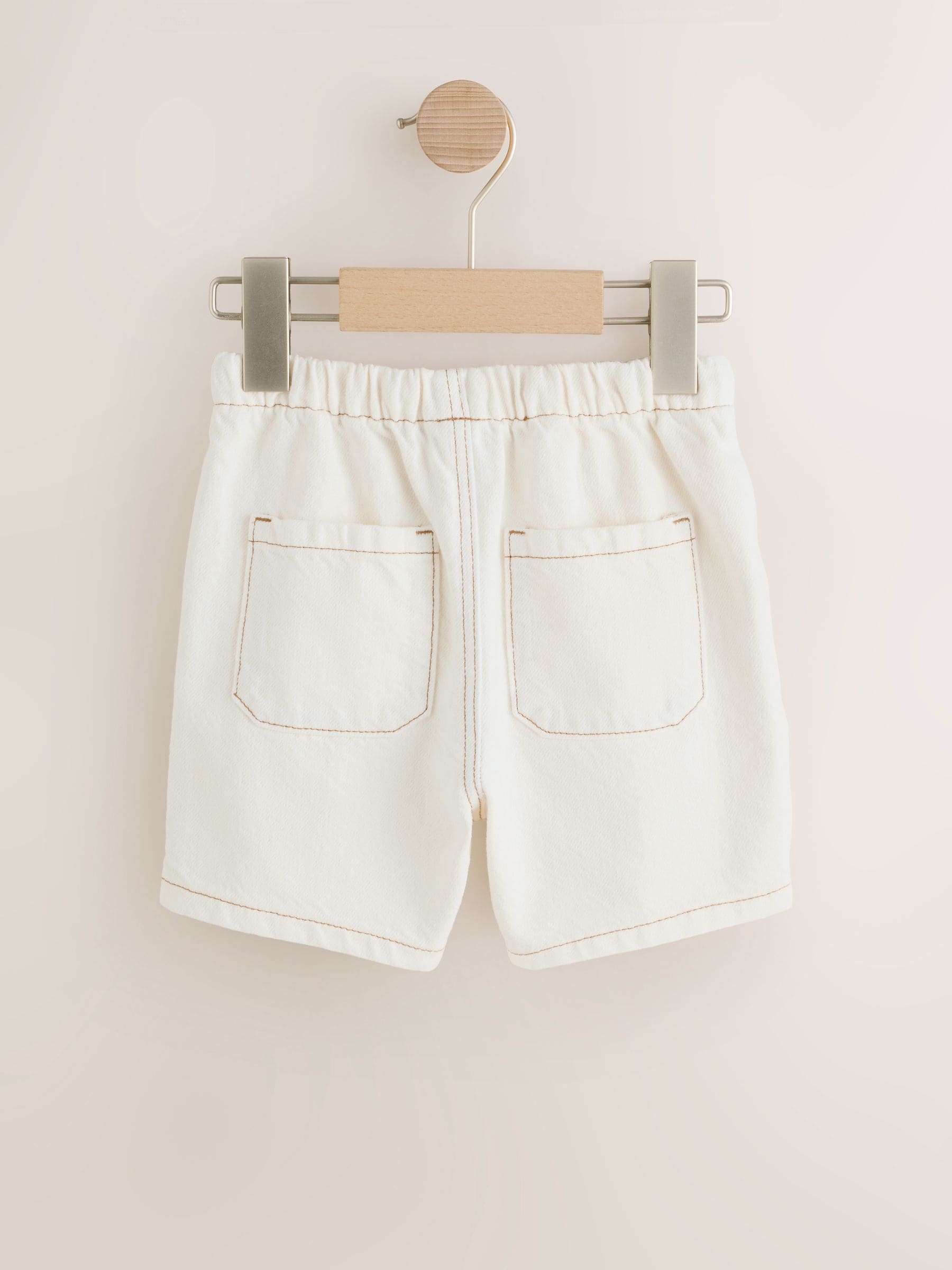 Dsiney Kidz - Ecru Pull On Loose Denim Shorts (3mths-7yrs) image 6