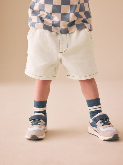Dsiney Kidz - Ecru Pull On Loose Denim Shorts (3mths-7yrs) image 1