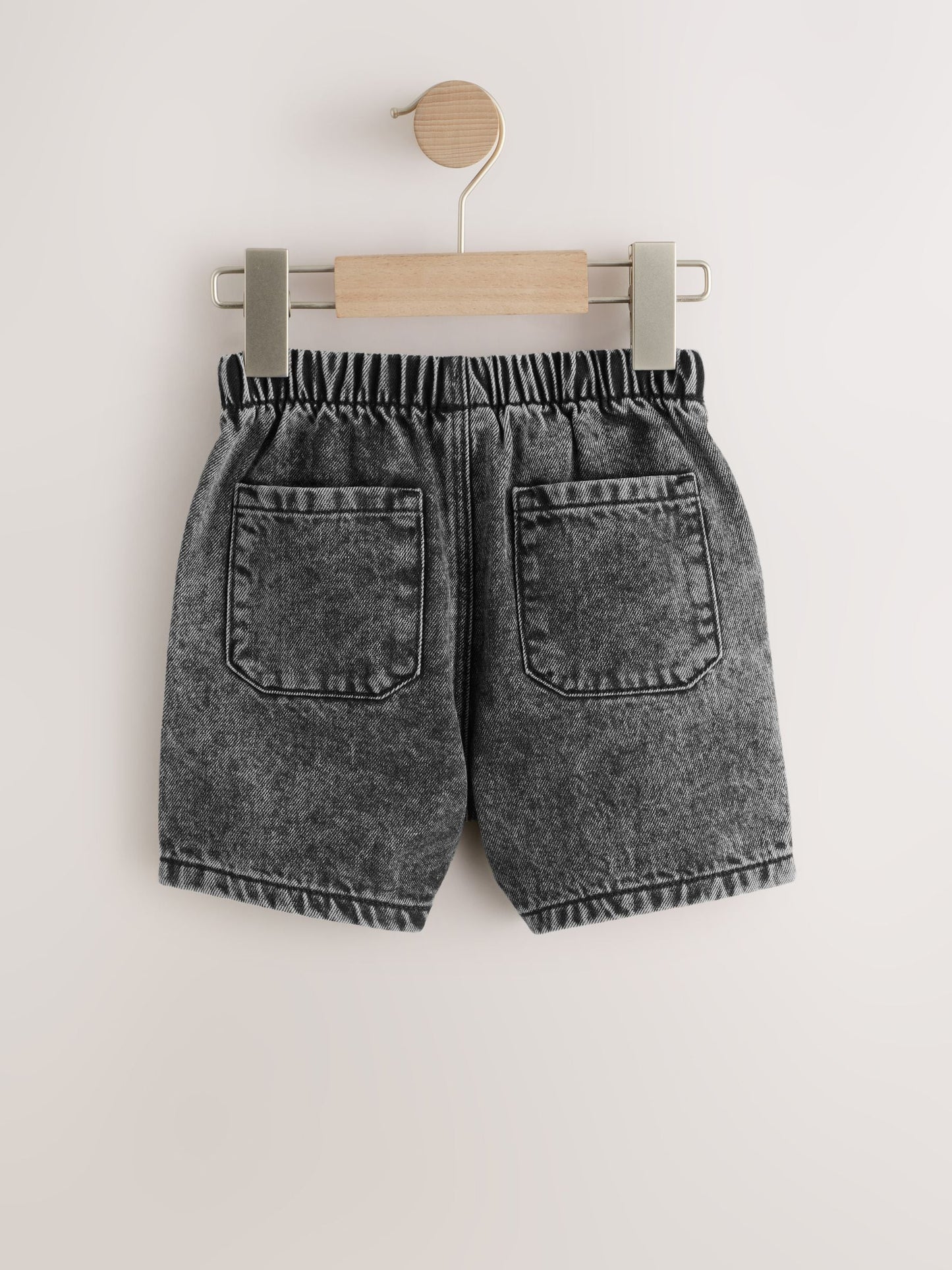 Grey Pull On Loose Denim Shorts (3mths-7yrs) image 6