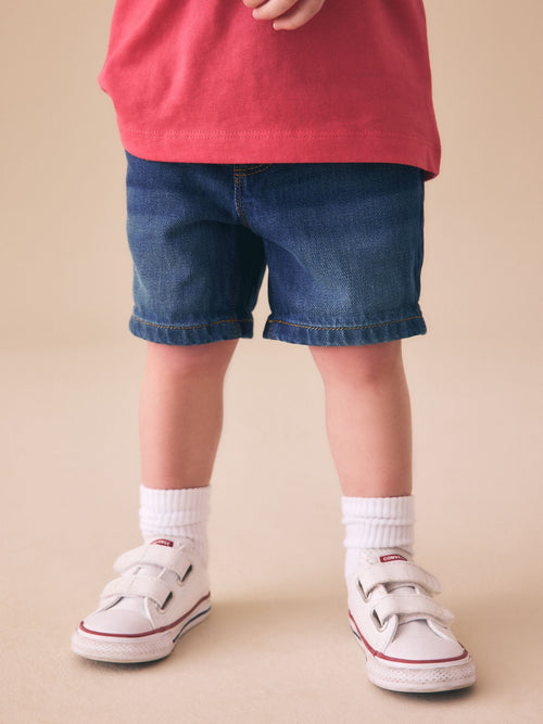 Dark Blue Denim Shorts (3mths-7yrs) image 1
