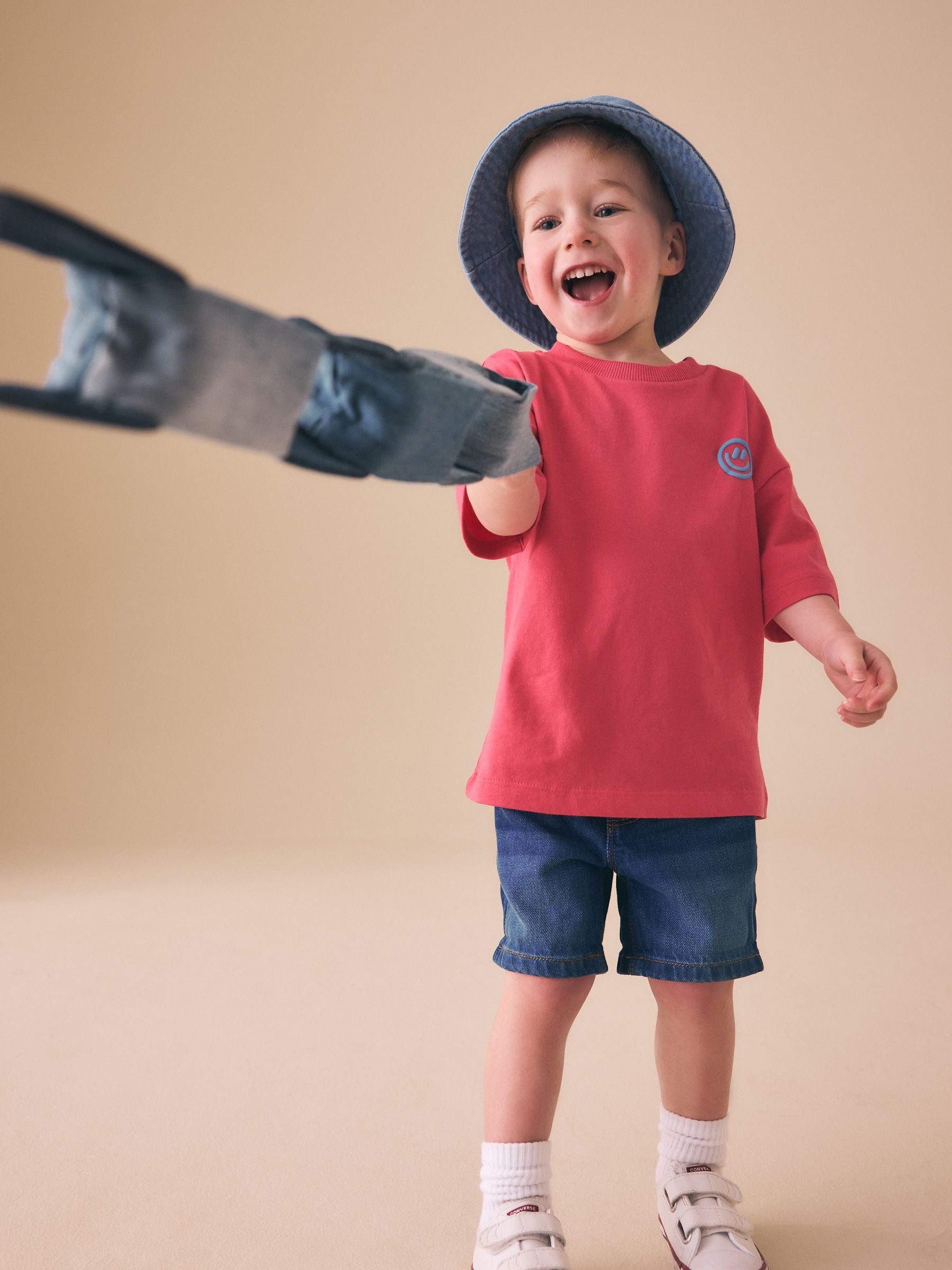 Dsiney Kidz - Dark Blue Denim Shorts (3mths-7yrs) image 3