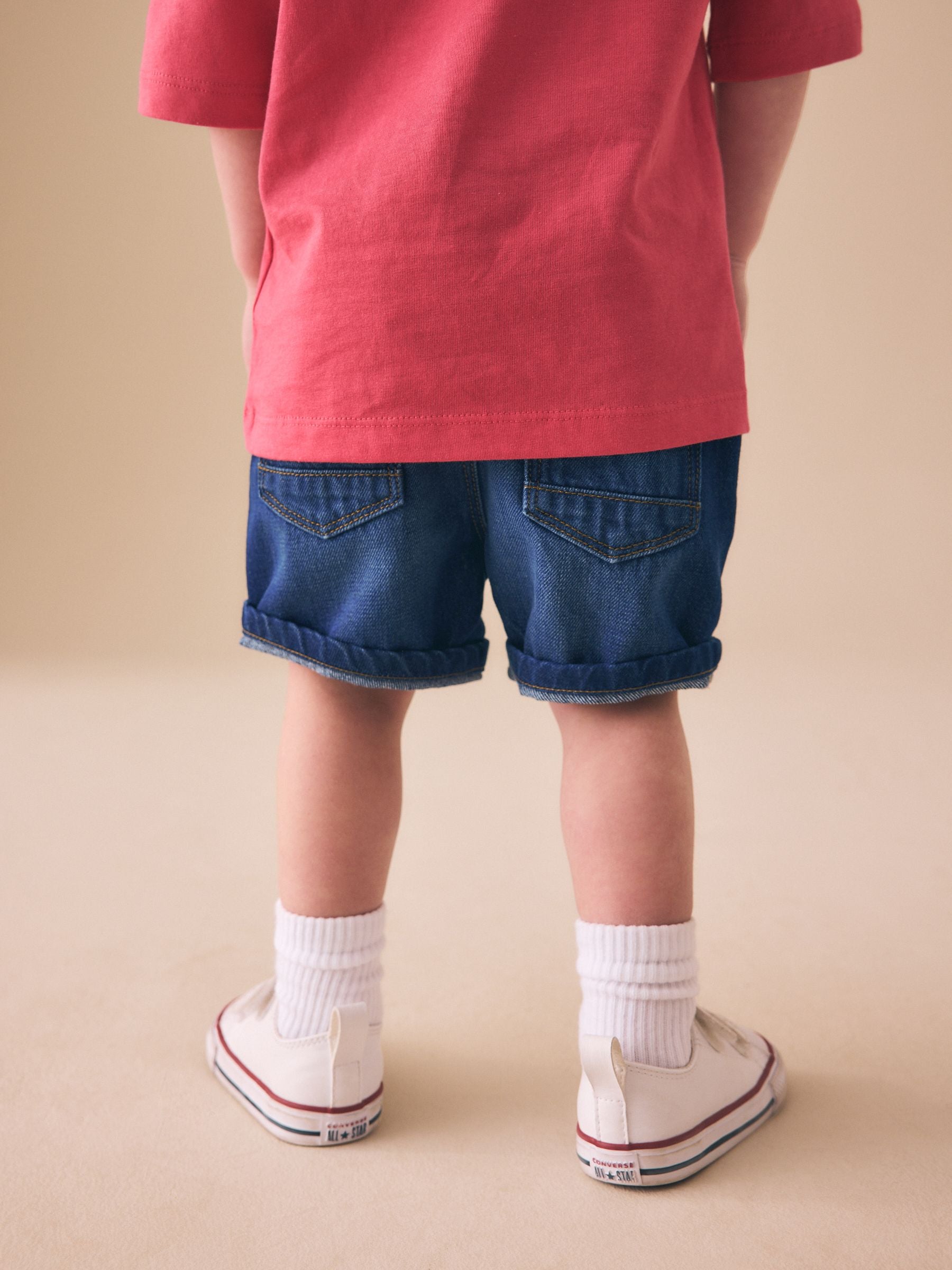 Dsiney Kidz - Dark Blue Denim Shorts (3mths-7yrs) image 4