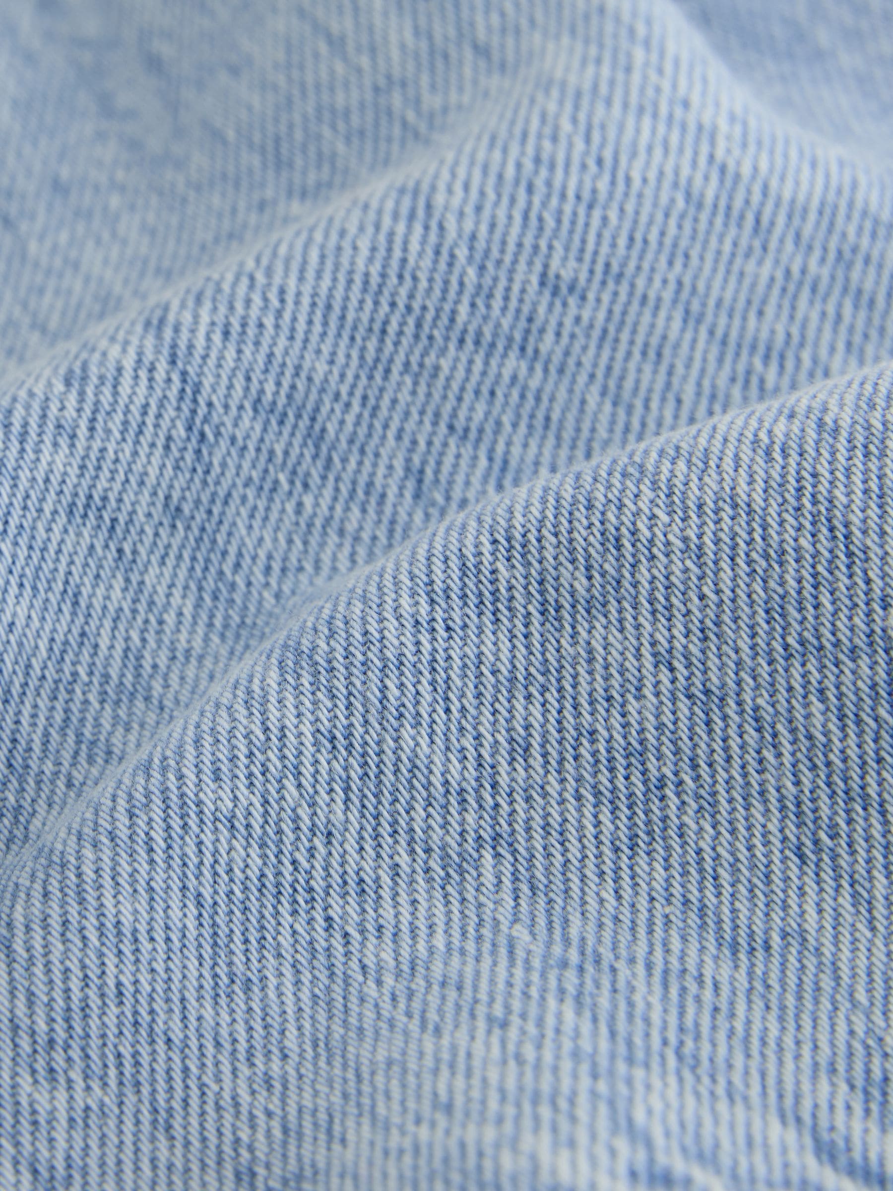 Light Blue Printed Pull On Loose Denim Shorts (3mths-7yrs) image 10