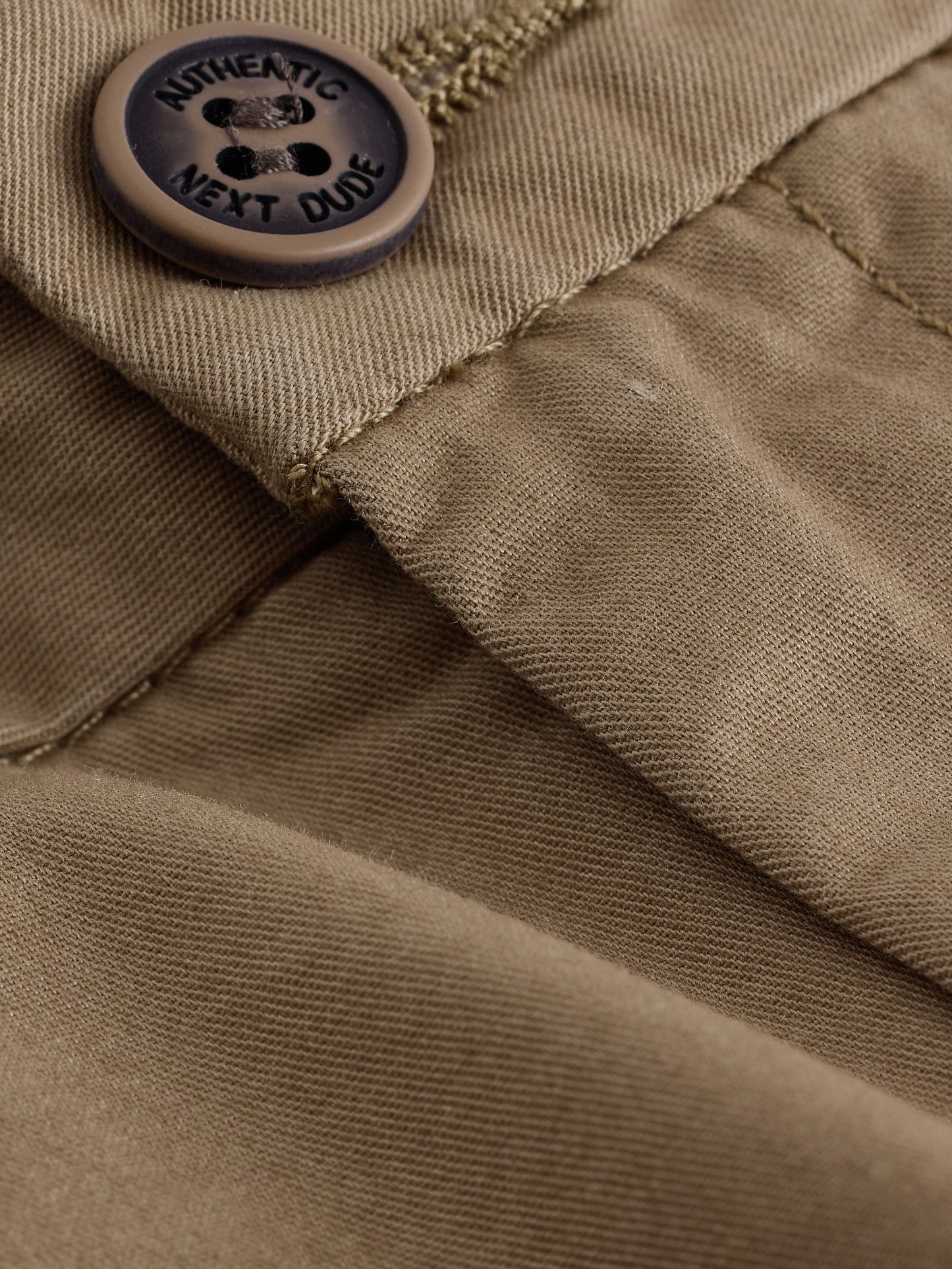 Dsiney Kidz - Brown Loose Fit Chino Shorts (3-16yrs) image 3