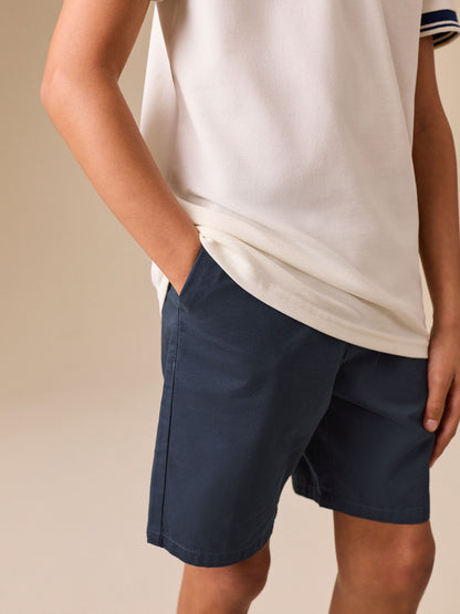Dsiney Kidz - Navy Loose Fit Chino Shorts (3-16yrs) image 4