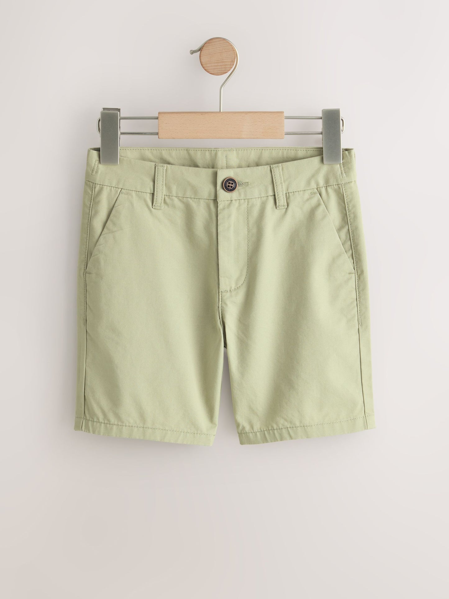 Dsiney Kidz - Sage Green Regular Fit Chino Shorts (3-16yrs) image 4