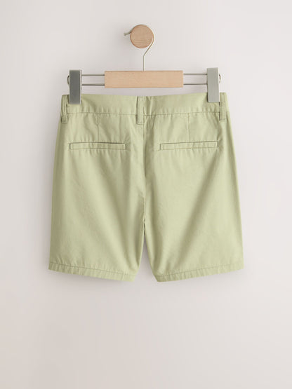 Dsiney Kidz - Sage Green Regular Fit Chino Shorts (3-16yrs) image 5