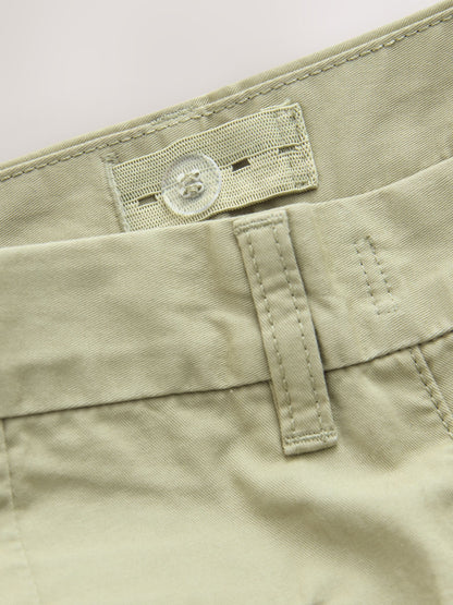 Dsiney Kidz - Sage Green Regular Fit Chino Shorts (3-16yrs) image 6