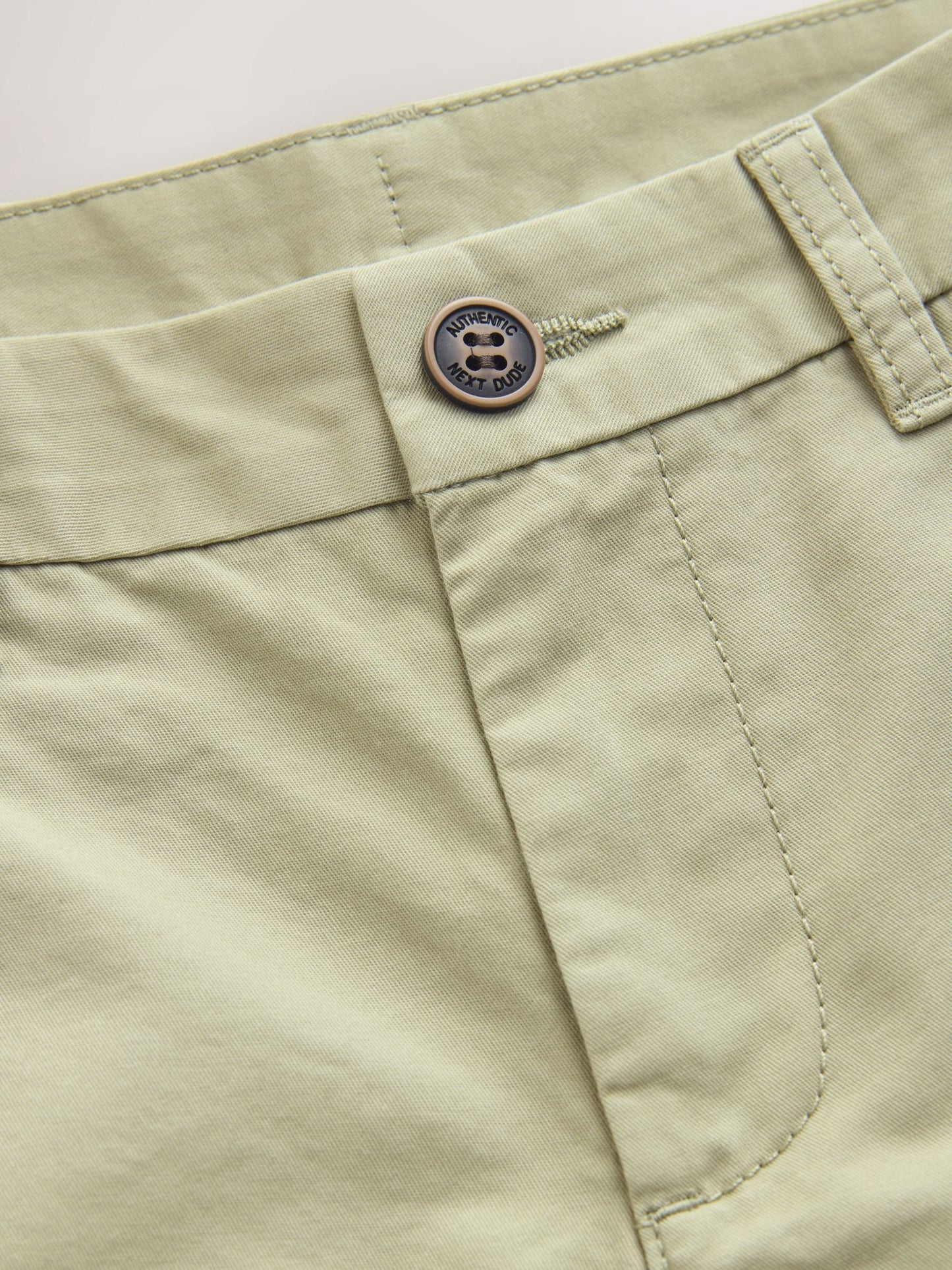 Dsiney Kidz - Sage Green Regular Fit Chino Shorts (3-16yrs) image 7