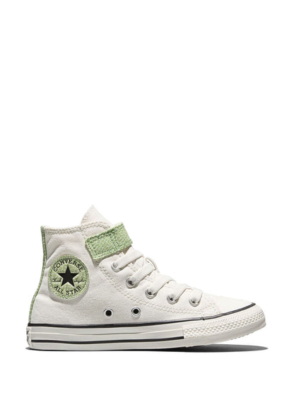 Converse White Chuck Taylor Easy On Dino Print Trainers image 1