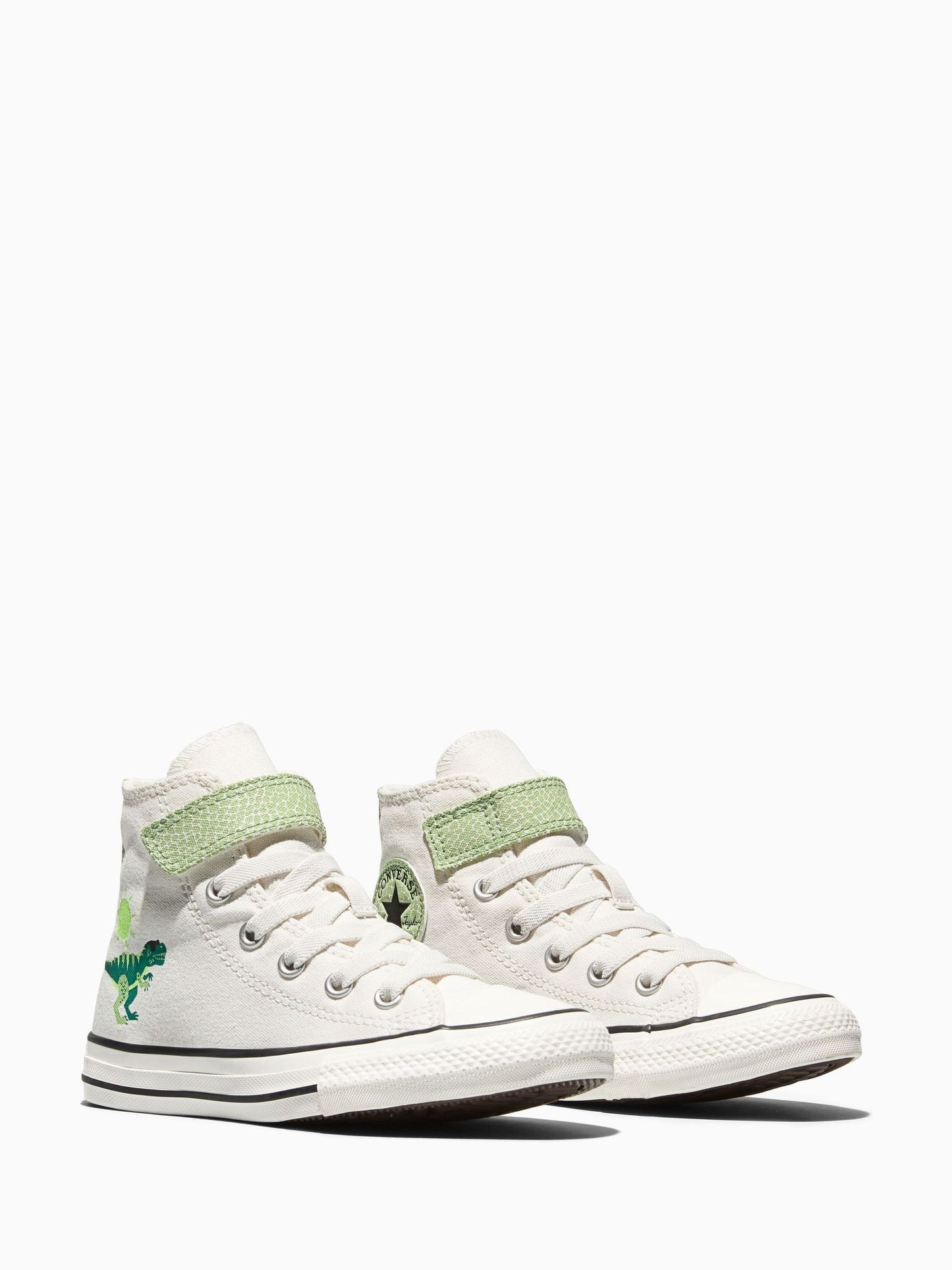 Converse White Chuck Taylor Easy On Dino Print Trainers image 3