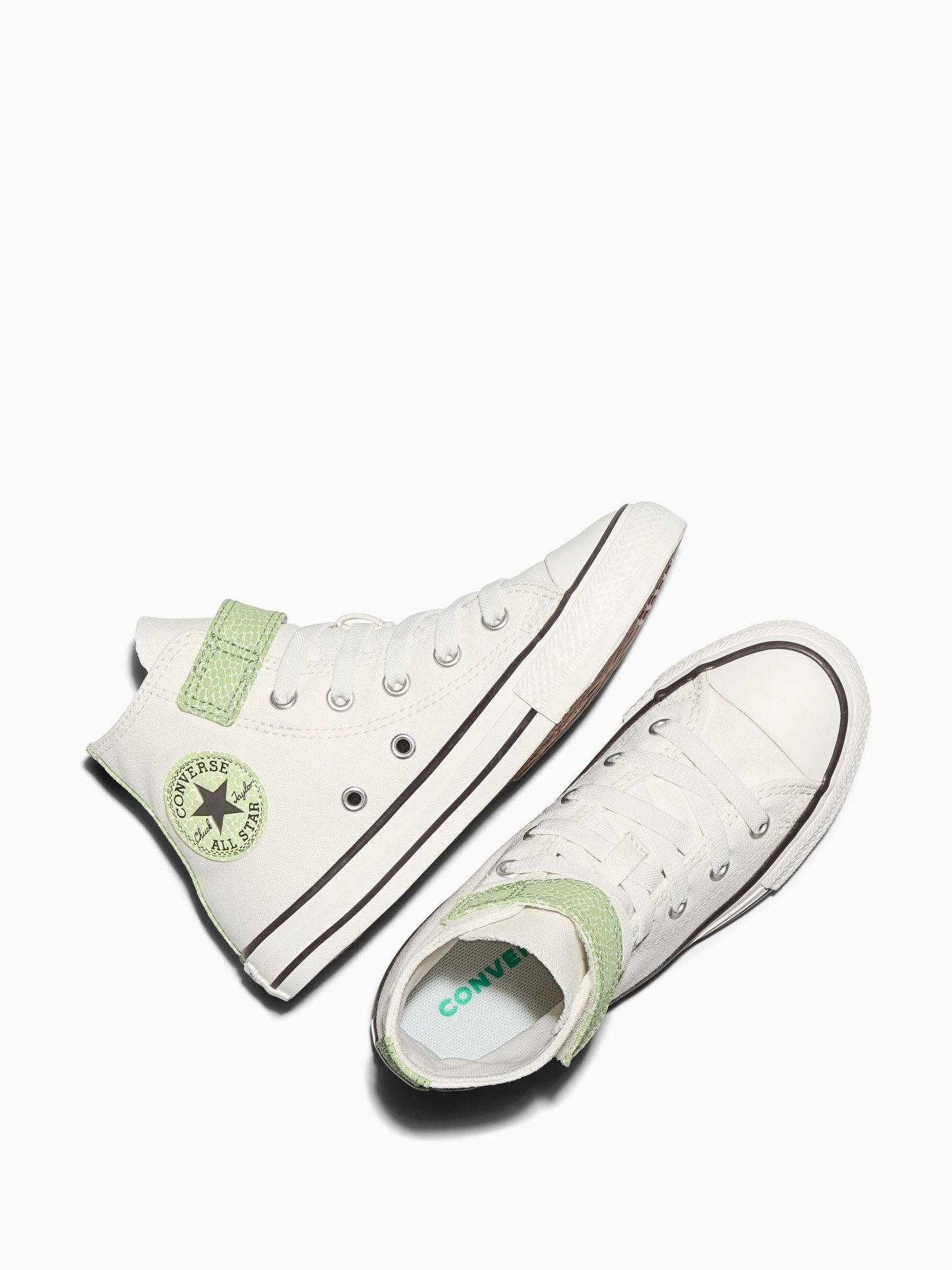 Converse White Chuck Taylor Easy On Dino Print Trainers image 5