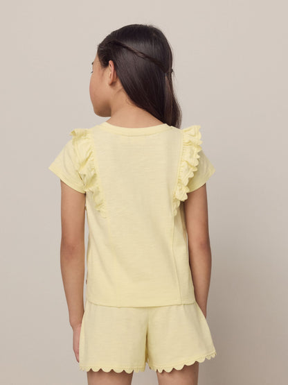 Laura Ashley Multi Ric Rac Trim Short Sleeve Cotton T-Shirts 3 Pack image 8