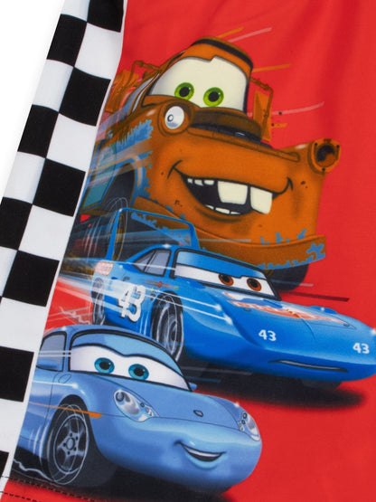 Character Red Disney Cars Lightning McQueen Print Swim Shorts image 3