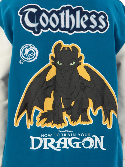 Dsiney Kidz - Character Blue How To Train Your Dragon Toothless Varsity Jacket image 7