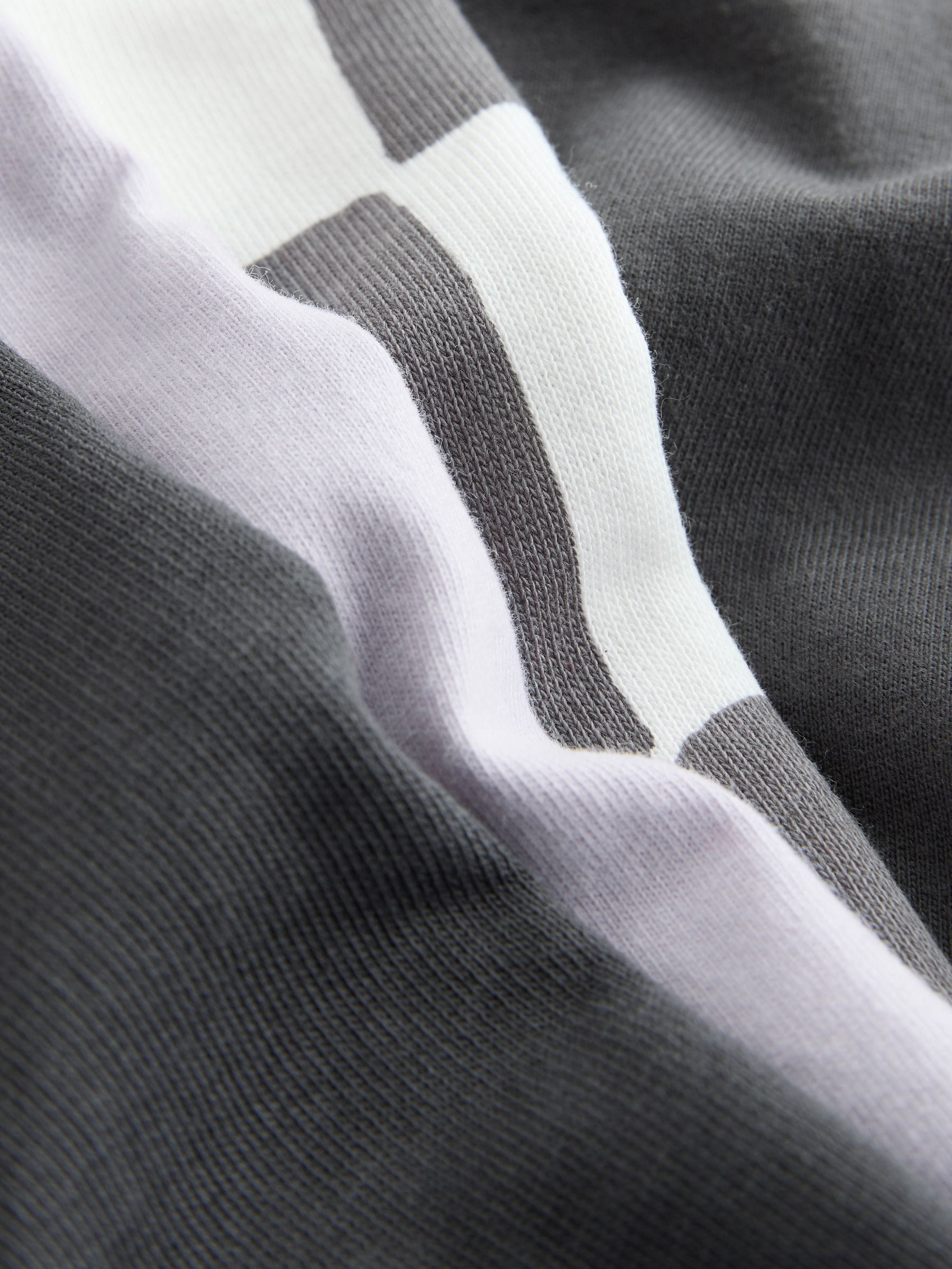 Charcoal Grey/Lilac Short Sleeve T-Shirt and Shorts Set 2 Pack (3mths-7yrs) image 8